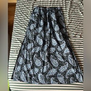 Jcrew floral maxi skirt